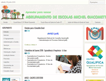 Tablet Screenshot of escolasmichelgiacometti.net